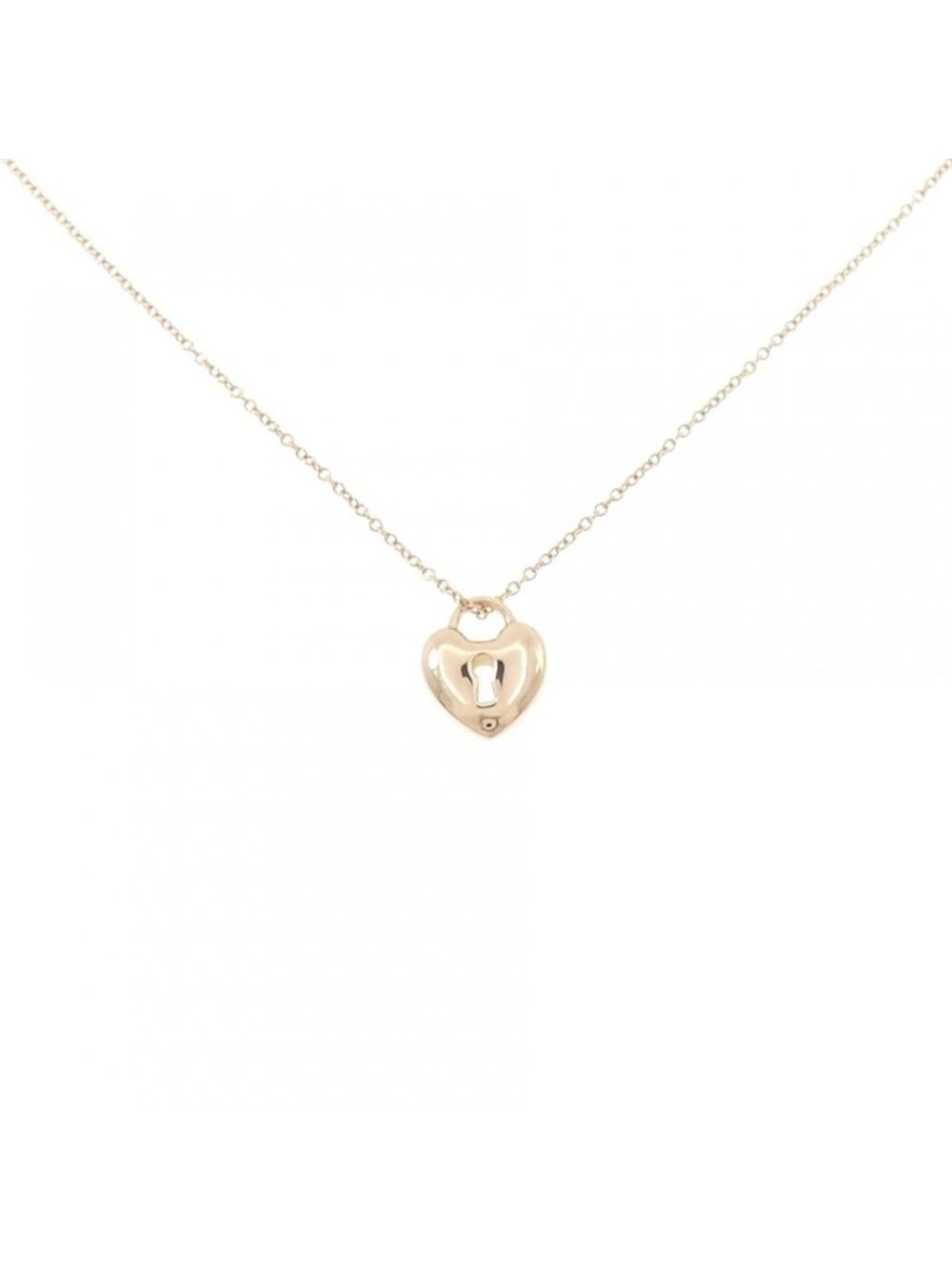 Tiffany & Co Heart Lock Mini Necklace